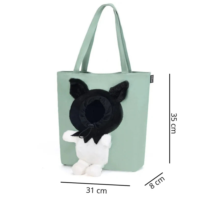 Borsa per Cani e Gatti con Foro per la Testa